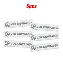 3D Metal Emblem Sticker Car Interior Decoration Decals For Volkswagen Polo Golf NREK5 Tiguan Passat Jetta Touran TSI Auto Accessories gray