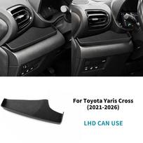 For Toyota Yaris Cross -2026 LHD Premium Console Storage Tray Driver Side Organizer Auto Inner Mod Parts Black LHD black