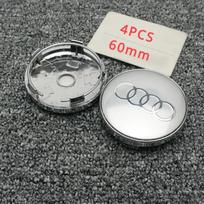 4 vnt. 60 mm modifikuotas ratlankio dangtelis Padangos centrinis logotipas Audi A1 A2 A3 A4 A5 A6 A7 A8 Q2 Q3 Q5 Q7 - Automobilio rato centrinis dangtelis