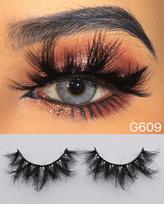 RED SIREN Mink Lashes 1 Pair / Pack Handmade Reusable Fluffy Natural Lashes 10mm-20mm 3d Mink Lashes Makeup Mink Eyelashes