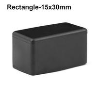Kėdės ir stalo kojų apsaugos 12 vnt. Guminiai kojų apsauginiai padėkliukai baldams 15x30mm