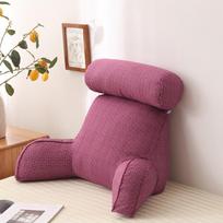 Didelė atlošo skaitymo pagalvės rinkinys su rankų ir kaklo atrama - Užpildas iš perlų vatos 45*15cm Round Pillow Only