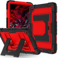 Samsung Tablet Case A9/A11+ Stand Drop-Proof for S9FE/S10FE/S10Lite A11(8.7") 2025/A9(8.7") 2023 raudona/juoda