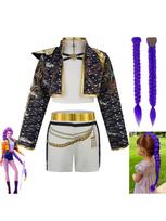 K-POP Kostiumas Vaikams Dainininkės Cosplay Mergaitės Suknelė Gimtadienio Šventei Helovinui Karnavalui Size140(130-140cm) black