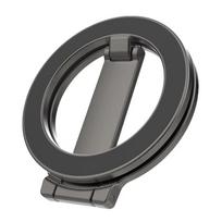 Sulankstomas dvipusis magnetinis telefono laikiklis, skirtas Magsafe, sporto salei, bėgimo takeliui, universalus sulankstomas automobilinis laikiklis, magnetinis išmaniojo telefono stovas juoda