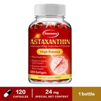Xemenry Astaksantinas 24mg minkštos kapsulės 120 vnt. — Antioksidacinė parama, sąnarių parama, kasdienė gerovė 120*1