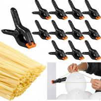 Balloon Arch Clip Set Easy to Use Arrangement Holder Kit Versatile Heavy Duty Backdrop Clamp black