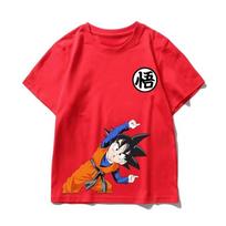 2026 Dragon Ball Goku Combo Skills Short‑Sleeve T‑Shirt, Men & Japanese‑Style Women Wear, Print Trendy Brand Summer Top Women And Men T-shirt XXXL red