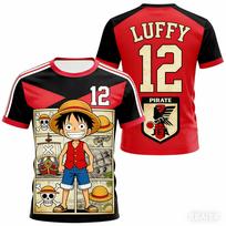 Vienas gabalas Luffy Anime Tarpvalstybiniai Futbolo Marškinėliai Vaikams Berniukams Mergaitėms Greitai Džiūstantys Kvėpuojantys Varžybų Treniruočių Gerbėjų Sportiniai Šortai 140 black