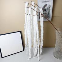 Siūlas Amaranthus Dirbtinis Kabantis Augalas Kabantis Ilgas Kutas Gėlė Salės Lubų Ornamentas balta