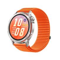 22MM Nylon Wristband Compatible with Huawei GT Runner 2 Strap Lightweight Durable Magic Buckle Nylon Watch Band for Huawei GT Runner 2 22mm Universal oranžinė