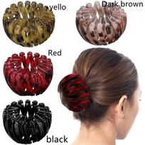 Korean Hair Pin Tail Horsetail Buckle Hair Clip Hair Accessories New Fashion Girls Hair Claw Women Hair Clamp Grab Barrettes geltona