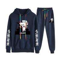 Unisex Jujutsu Kaisen Anime Hoodie Set XXXXL black