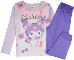 GIRL' COTTON PYJAMAS KUROMI HELLO KITTY purple 104 D051Ń