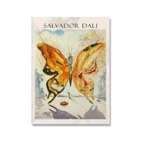Salvadoro Dali siurrealizmo sienų menas paveikslas Veneros drugelio drobės tapyba Retro plakatai ir spausdinimas Svetainės namų dekoras Cuadros be rėmelio 40*50cm beige