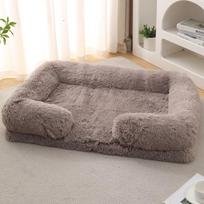 Ramus Didelio Šuns Čiužinys Ortopedinė Kiaušinių Dėžutės Putų ir Memory Putų Gyvūno Sofa Dideliems Neslystantis Dugnas su Plaunamu Nuimamu Užvalkalu M 50x40x14cm