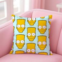 S-Simpsons Anime Pagalvės Užvalkalas Namams ir Automobiliui Daugiafunkcis Pagalvei - Dvipusis, Minkštas ir Patvarus Kasdieniam Naudojimui 40cmx40cm