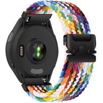 Pintas kilpos dirželis, skirtas Garmin Forerunner 965 970 265 165 570, su parašiuto sagtimi, nailoninis laikrodžio dirželis, Garmin Venu 4/3/2 Active 6-5 Dirželis Garmin Active 6-5 black