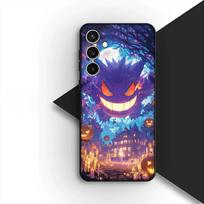 Dėklas Samsung Galaxy S24 S25 S23 FE Ultra Plus S7 Edge S25+ S23+ A56 5G telefonui Mewtwo P-Pokemons Mew two P-Pikachus Galaxy S24 Ultra