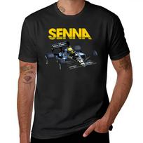 2024  Ayrton Senna F1 Race Raer 2 T-shirt Fresh Move T-shirts Graphic Cool Home Novelty USA Size - Men's Summer Cotton Graphi... 5XL įvairiaspalvis