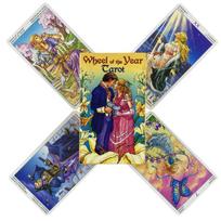 Wheel Of Year Tarot Cards A 78 Deck Oracle English Visions Divination Edition Borad Playing Games gray