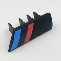 For BMW  E39 Interior Mouldings New 2025 3D ABS Black Logo M Emblem Car Front Grill Badge For BMW X1 X2 X3 X4 X5 X6 F10 F30 F48 F39 E83 E84 E 73x27mm matinė juoda spalva