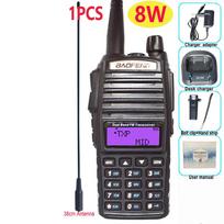 Baofeng UV 82 Walkie Talkie Real 5W 8W Ham Radio Comunicador Dual PTT Long Range 2 Way Portable FM Amateur Radio Station