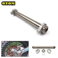 Motociklo Dalys KTM HUSQVARNA GASGAS Galinė Ašis Su Ašies Blokavimo Veržle Ratlankio Stebulė Grandinės Velenas SXF250 XCF350 FC450 TC250 MC125 EX250F gray