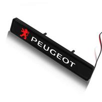 Car LED small light decorative light grille refitted haze warning light for Peugeot 206 307 308 3008 207 208 407 508 2008 5008 black