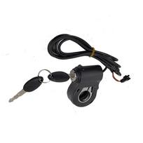 Universal Electric Scooter Start Switch with Key Throttle - Electric Door Lock Compatible for Kukirin G2 Pro G2 Max Throttles 2 balta