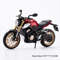 1:12 CBR650R CB650 Metalinis Modelis Lydinio Motociklo Žaislai Automobilio Priekinio Vairo Vairavimas Galinio Vairo Amortizacija Žaislas Draugams Dovana