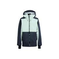 Adidas Terrex Techrock 3-Layer Post Consumer Nylon Rain.Rdy Jacket Color Block Loose Long Sleeve Hooded Jacket Men Jacket Black IB4218 M white