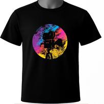 Vintage Camera T-Shirt Unisex |Retro Movie Director Tee Film Crew Cinematic Gift 4XL blue