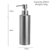 Skysto muilo dozatorius buteliukas gelio buteliukas 304 nerūdijančio plieno losjono siurblys rankų muilas virtuvės vonios dozatorius 250ml/350ml/550ml gray