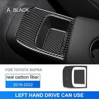 Real Carbon Fiber Sticker For Toyota Supra GR A90 A91 MK5 -2025 Car Rear Storage Box Cover Interior Car Styling Accessories juoda