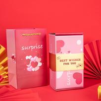 Iššokanti staigmena Pinigų sprogimo dovanų dėžutė Prabangi pinigų dėžutė Raudonas vokas Staigmena šokinėjanti dėžutė Gimtadienis rose-6pcs pink