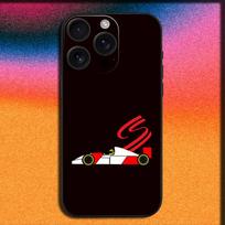 A-Ayrton Senna Phone Case For iPhone 16,15,14,13,12,11,Pro,XS,Max,XR,Plus,SE,Mini Soft Black Cover iPhone16promax orange