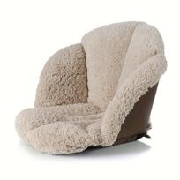 Warm Cashmere Chair Cushion Ergonomic Office Chair Pad Home Winter Warm Seat Cushion  Backrest Seat Pad Lumbar Support Gift beige