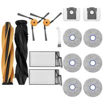 Accessories Kit For Dreame X60 Ultra,Vacuum Cleaner Replacement Parts,Main Brush,Filter,Dust Bag,Mop Pads Kit 1 black