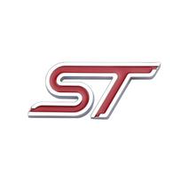 For Ford Focus Fiesta Kuga Mustang Mondeo Fusion Ranger 3D Metal Car Front Hood Grille ST Badge Cover Sticker Auto Accessories brown