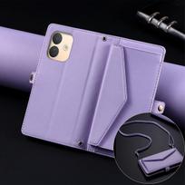 Atverčiamas dėklas Xiaomi Redmi Note 17 Pro 5G, vokelio stiliaus PU odos piniginė, su dirželiu per petį Redmi Note 17 Pro 5G