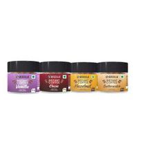 Bevzilla 25 Grams X 4 Flavoured Instant Coffee Powder Pack of Colombian Gold, Hazelnut, French Vanilla | 25 Gms Each 100% Arabica Coffee black