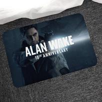 Horror Game A-Alan W-Wake Hallway Carpet Washable Non-Slip Living Room Sofa Chairs Area Mat Kitchen Doormat Area Rug 40x60 cm gray