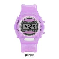 Child Silicone Strap Electronic Meter Children Digital Watches Candy Wrist Watch LCD Wristwatch