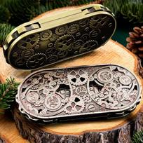Fidgeting Roller Spinner 7In1 Gear Double Disc Fingertip Sprockets Rotating Flywheel Metal Edc Relieve Stress Ease Plaything Stress brown