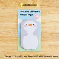 Cartoon Cute Sticky Notes, Irregular Shape Student Memo Pads, Girly Re-stickable Tearable Creative To-Do List. 30 sheets per pad white