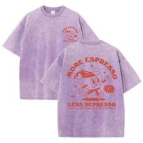 More Concentrated Coffee Less Depression Drink Printed Water 2XL gray