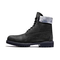 Timberland Premium 6 Inch Waterproof Boots 'Black Nubuck with Grey Camo Collar' Men's A2NCJ001 EU 41.5 gray
