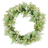 and Wreath for Spring Summer Garden Door Decoration One Size beige