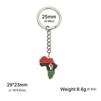 Dreamtimes Tanzania Argentina Map Keychain for Women Men Uruguay Ethiopia Puerto Rico Stainless Steel Pendant Key Ring Jewelry white